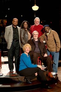 Back row, left to right: Herb Wilson, Aleta Staton, Dave Johnson, Lou West. Seated: Cynthia Morrill, Doug Morrill.