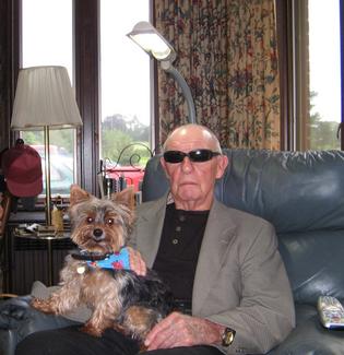 Dan Cosgrove and Pepe. Photo by Marcia Chambers
